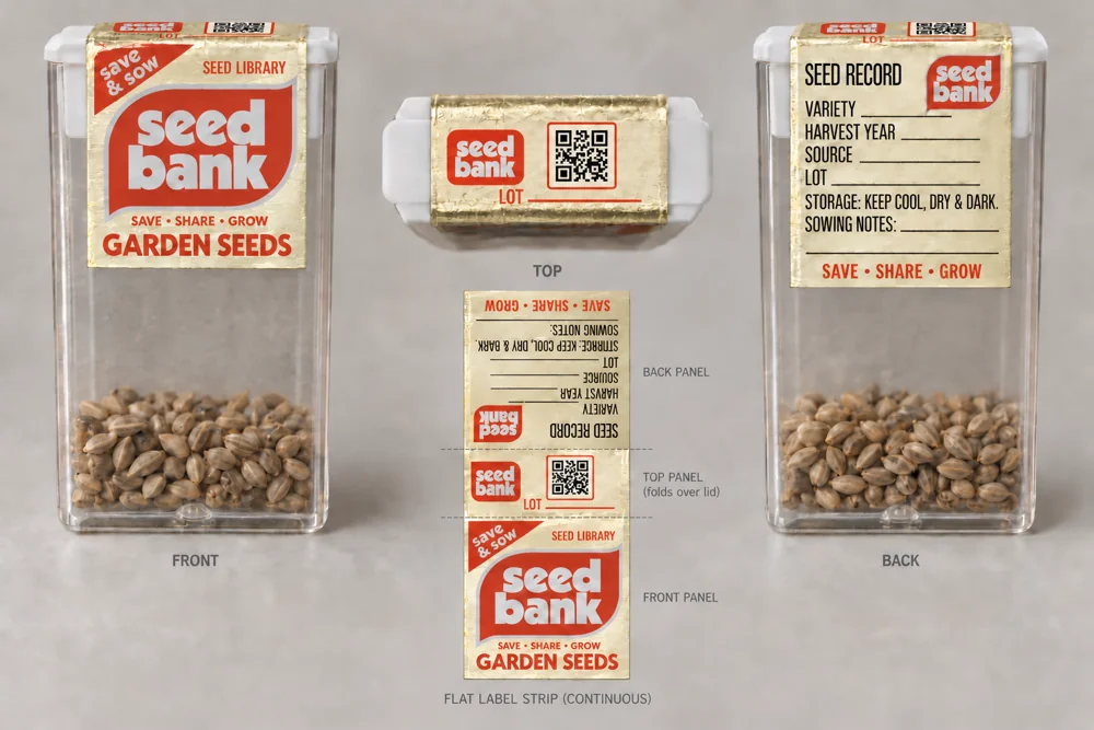 V2 · Integrated QR label