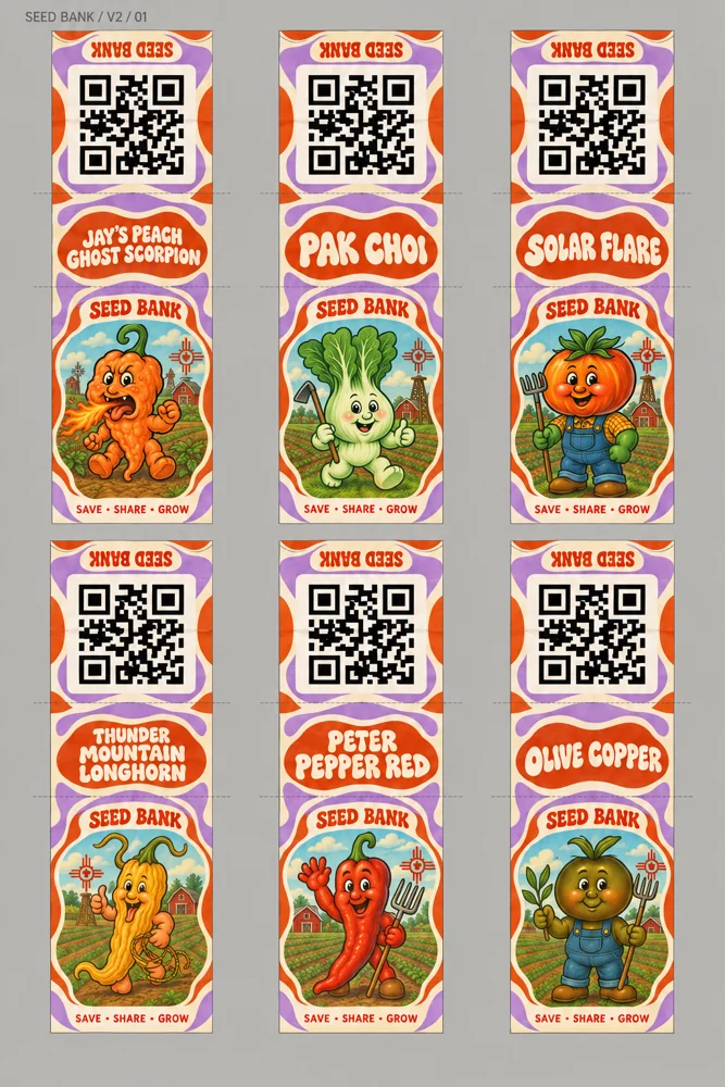 V2 · Illustrated labels, collection 1